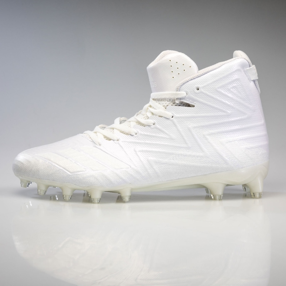 adidas freak X mid football cleats bw0865 whiteout